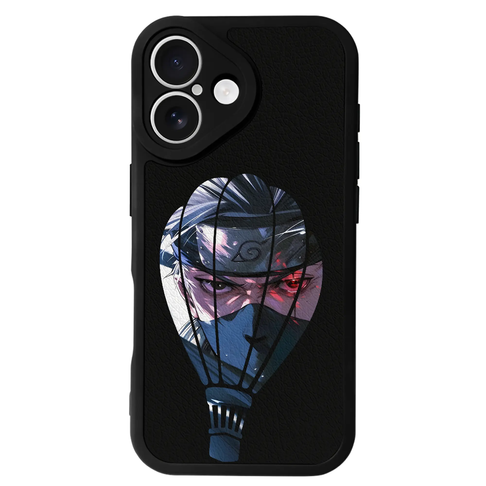 ナルト グッズ はたけ カカシ - IPhone 16シリーズ対応 ・ シリコンスマホケース ・ レザー調 ・ 高精度フィット ・ 耐衝撃 ・ ワイヤレス充電対応 ・ 精密カット